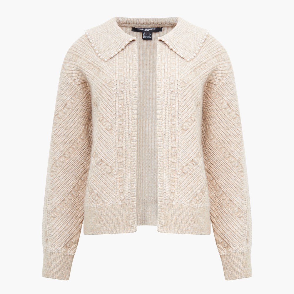 Pearl Detail Knitted Cardigan
