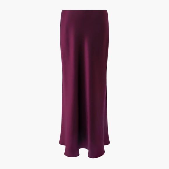 French Connection Womens Purple Irina Satin Skirt main image