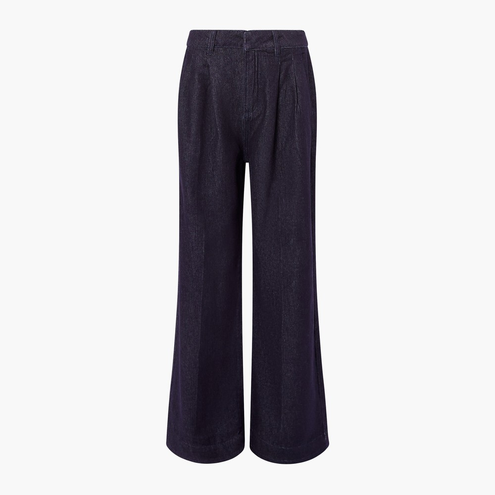 Fletcher Wide Leg Denim Trouser