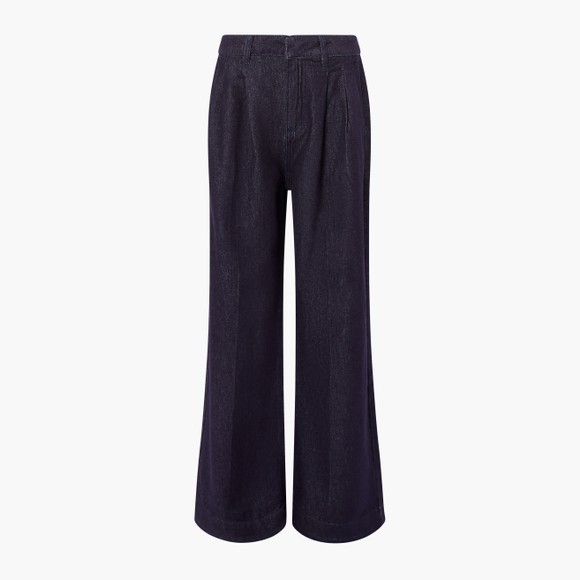 French Connection Womens Blue Fletcher Wide Leg Denim Trouser main image