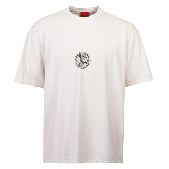 HUGO Mens Beige Dwresto T Shirt main image