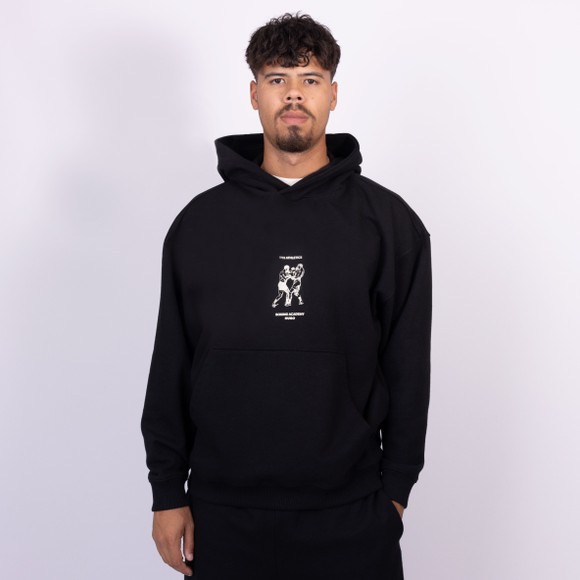 HUGO Mens Black Duwrestie Hoody main image