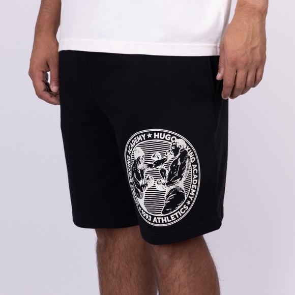 HUGO Mens Black Dubox Jersey Shorts main image