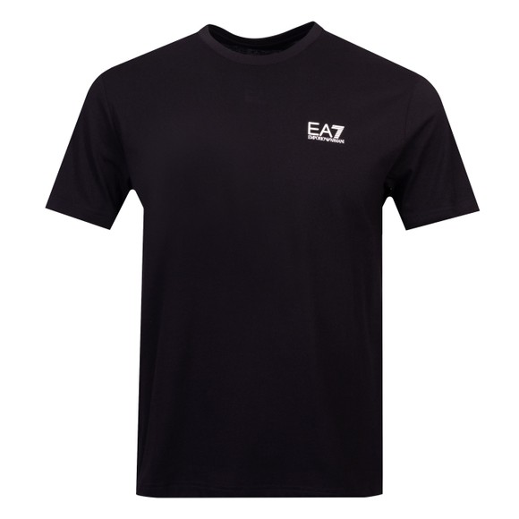 EA7 Emporio Armani Mens Black Pima Cotton Core Identity T-Shirt main image