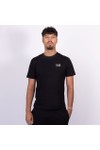 EA7 Emporio Armani Mens Black Pima Cotton Core Identity T-Shirt