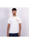Replay Mens White Garage Flame T-Shirt