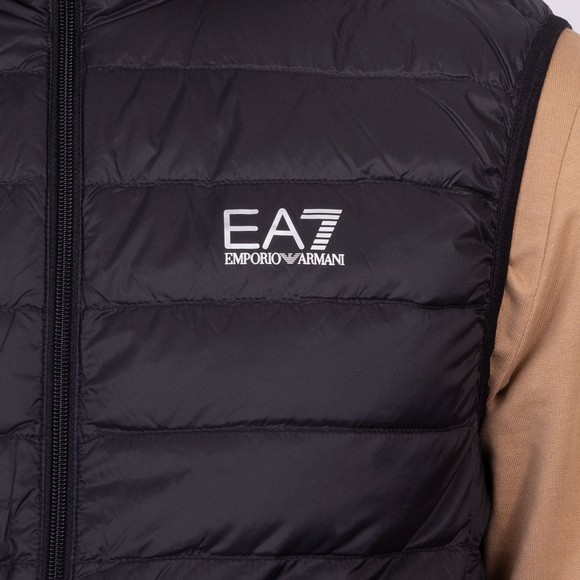 EA7 Emporio Armani Mens Multicoloured Small Logo Woven Gilet main image