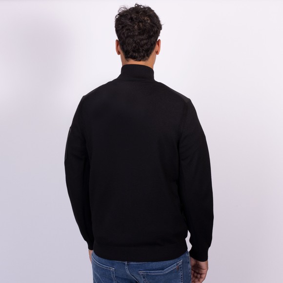 BOSS Mens Black Athleisure K Momentum Hybrid Jumper main image