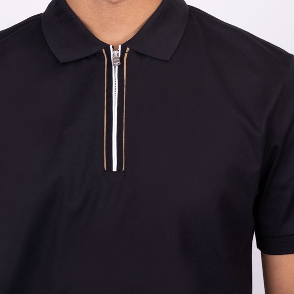 BOSS Mens Black Formal H Paras 65 Polo Shirt main image