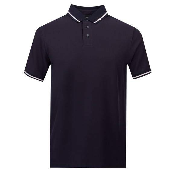 Emporio Armani Mens Blue Eagle Tipped Polo Shirt main image