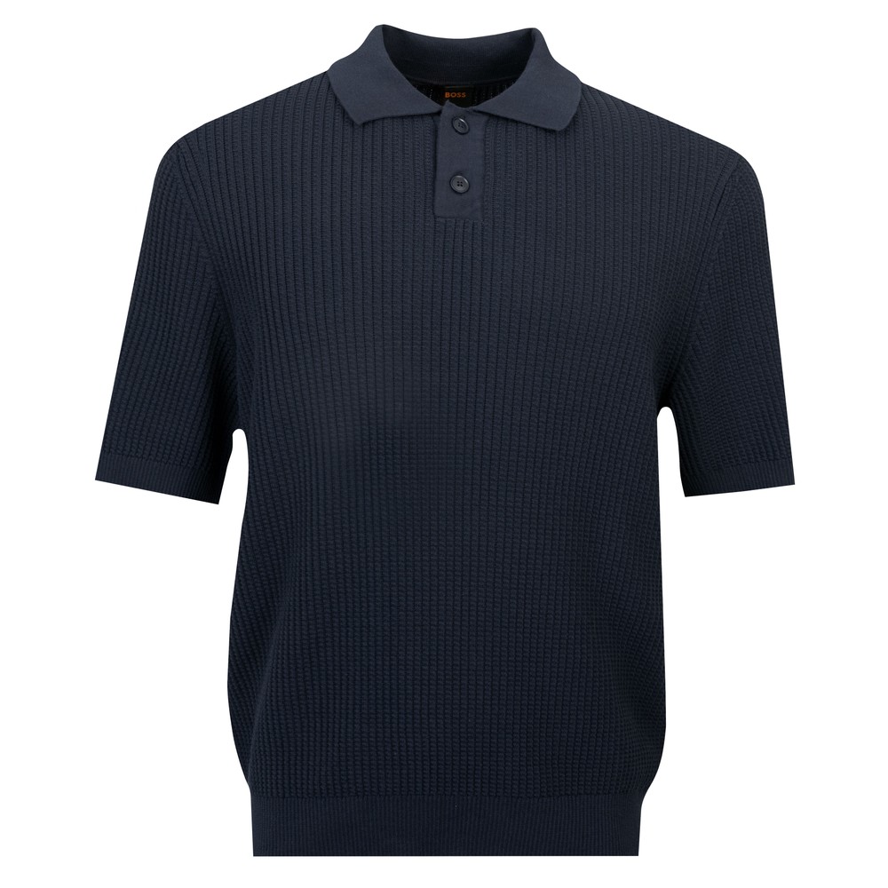 Casual Akoppo Knitted Polo Shirt Casual Akoppo Knitted Polo Shirt