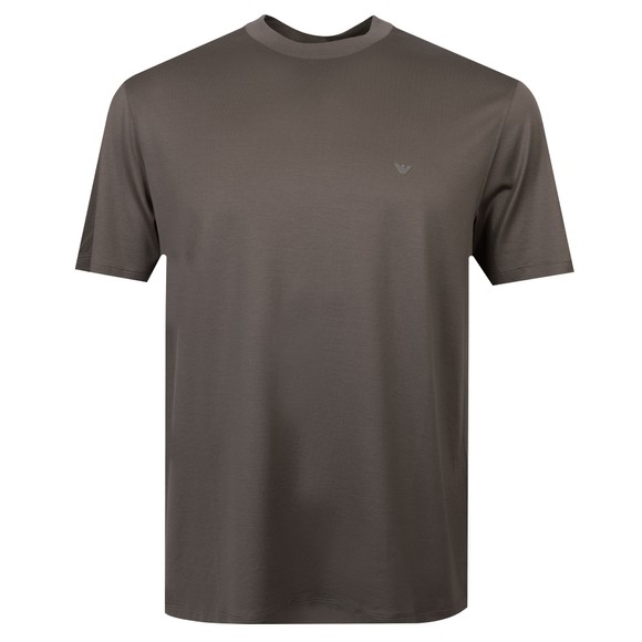 Emporio Armani Mens Grey Lycocell Crew T Shirt main image
