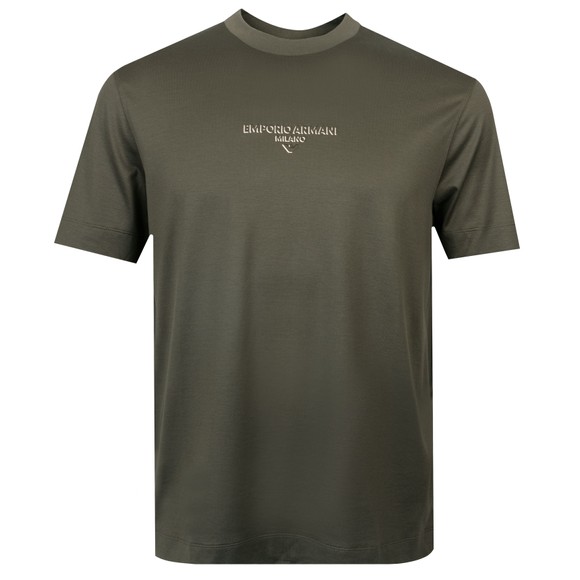 Emporio Armani Mens Black Shadow Logo T Shirt main image