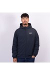 EA7 Emporio Armani Mens Blue Fleece Lined Jacket