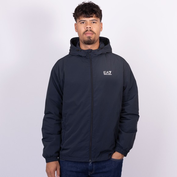 EA7 Emporio Armani Mens Blue Fleece Lined Jacket