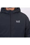 EA7 Emporio Armani Mens Blue Fleece Lined Jacket