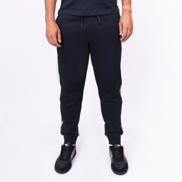 EA7 Emporio Armani Mens Blue Train Logo Taped Jogger main image