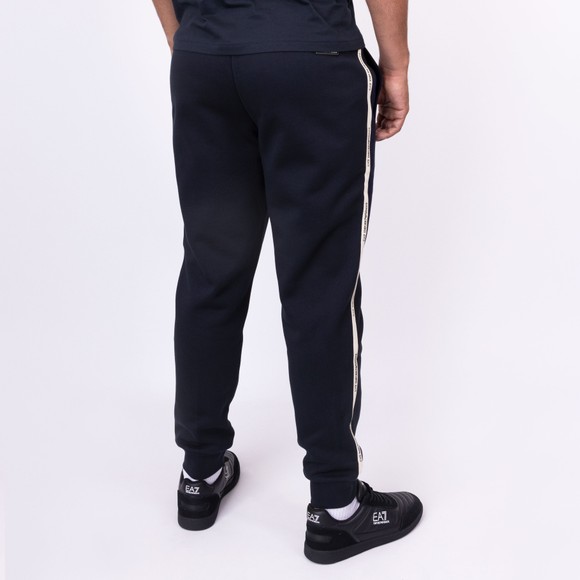 EA7 Emporio Armani Mens Blue Train Logo Taped Jogger main image