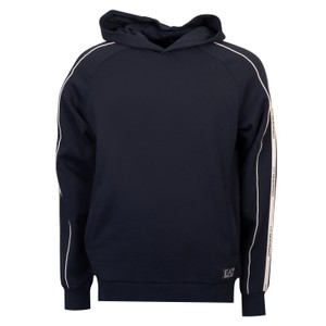 Train Logo Taped Hoodie