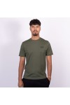 EA7 Emporio Armani Mens Green Pima Cotton Core Identity T-Shirt
