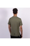 EA7 Emporio Armani Mens Green Pima Cotton Core Identity T-Shirt
