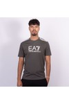 EA7 Emporio Armani Mens Grey Train Lines T-Shirt