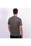 EA7 Emporio Armani Mens Grey Train Lines T-Shirt