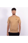 EA7 Emporio Armani Mens Beige Pima Cotton Core Identity T-Shirt