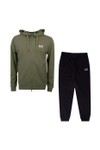 EA7 Emporio Armani Mens Green Core ID Logo Tracksuit