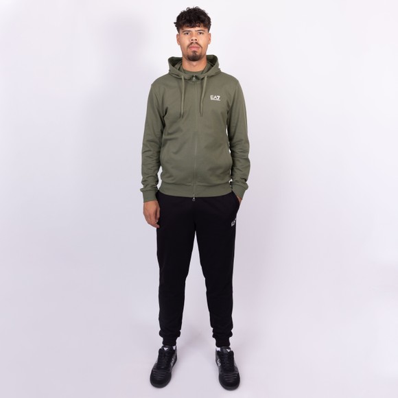 EA7 Emporio Armani Mens Green Core ID Logo Tracksuit main image