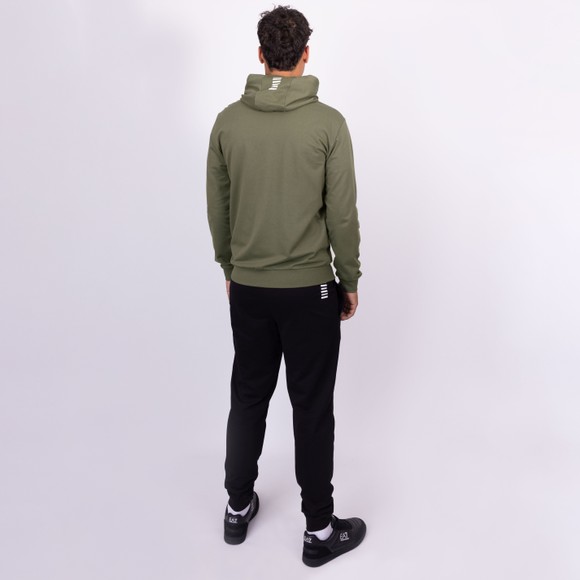EA7 Emporio Armani Mens Green Core ID Logo Tracksuit main image