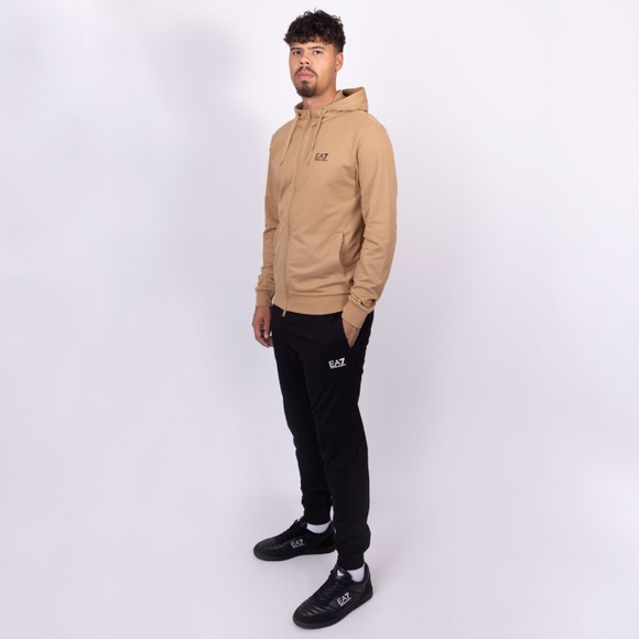 EA7 Emporio Armani Mens Beige Core ID Logo Tracksuit main image