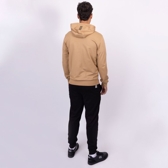 EA7 Emporio Armani Mens Beige Core ID Logo Tracksuit main image
