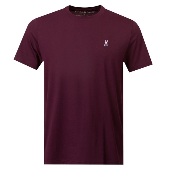Psycho Bunny Mens Purple Classic Crew Neck T-Shirt main image