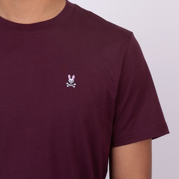 Psycho Bunny Mens Purple Classic Crew Neck T-Shirt main image