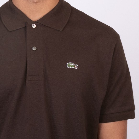 Lacoste Mens Purple L1212 Plain Polo Shirt main image