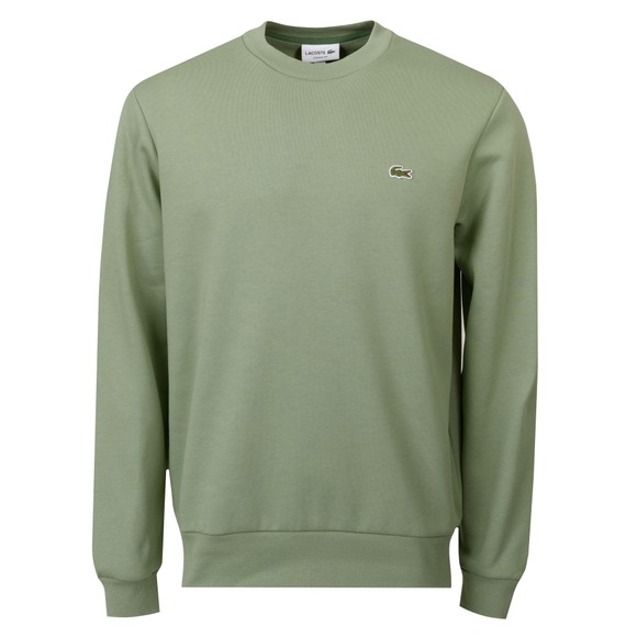 Lacoste Mens Green Crew Neck Sweatshirt main image