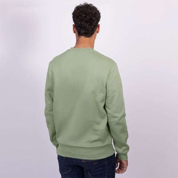Lacoste Mens Green Crew Neck Sweatshirt main image