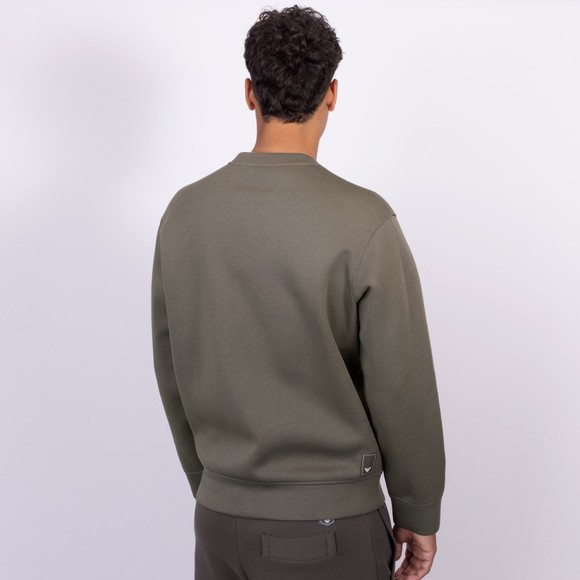 Emporio Armani Mens Grey Travel Crew Neck Sweatshirt main image