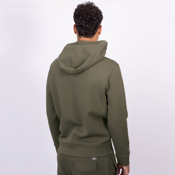 Emporio Armani Mens Black Essential Small Logo Hoody main image