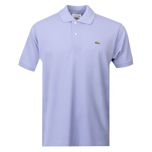 Lacoste Mens Blue L1212 Plain Polo Shirt main image
