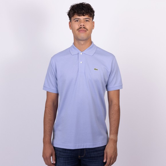 Lacoste Mens Blue L1212 Plain Polo Shirt main image