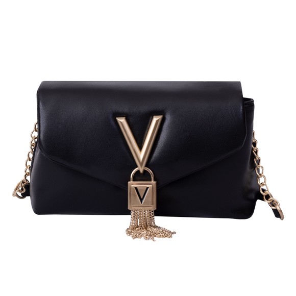 Valentino Bags Womens Black Stella Flap Handbag main image