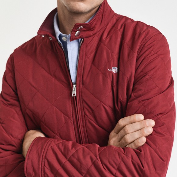 Gant Mens Red Quilted Windcheater main image