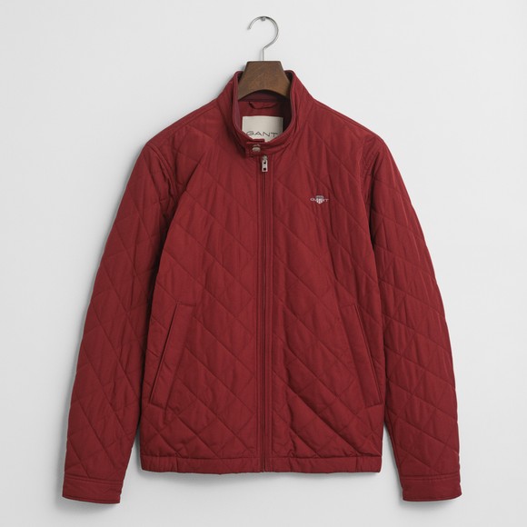 Gant Mens Red Quilted Windcheater