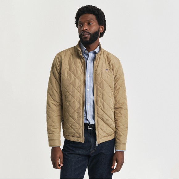 Gant Mens Beige Quilted Windcheater