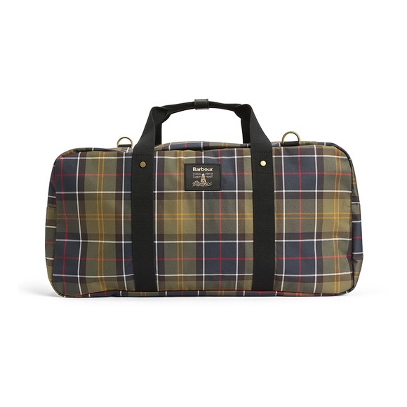 Barbour Lifestyle Mens Green Torridan Tartan Holdall main image