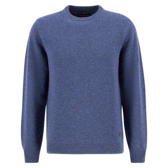 Barbour Lifestyle Mens Blue Patch Crew Jumper main image