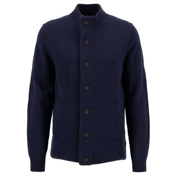 Barbour Lifestyle Mens Blue Patch Zip Through Jumper main image
