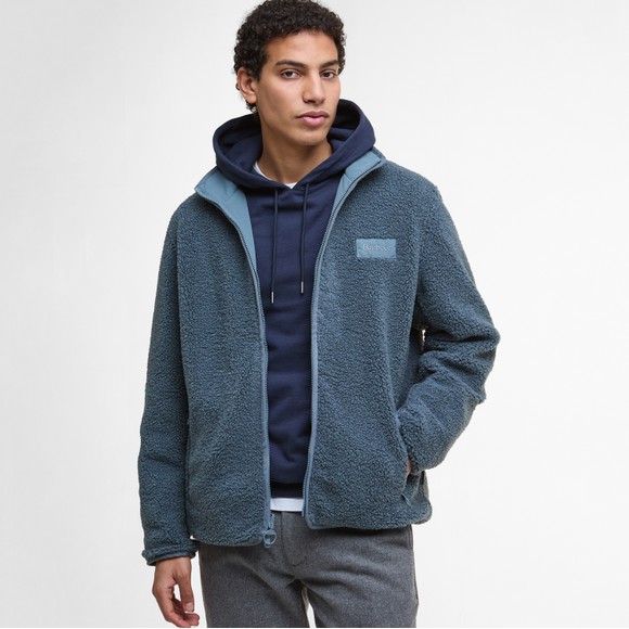Barbour Lifestyle Mens Blue Reversible Fleece Jacket main image
